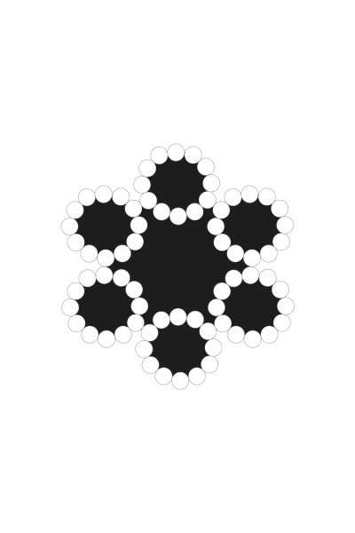 6x12 + 7 KENDİR ÖZLÜ HALAT